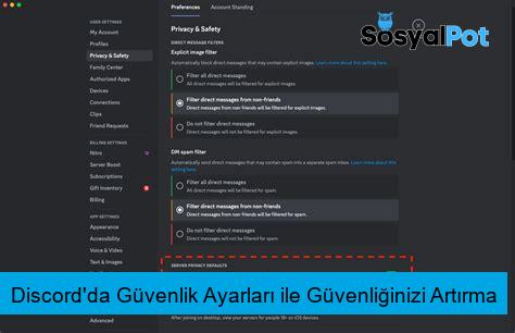 Discord'da Güvenlik Ayarları ile Güvenliğinizi Artırma