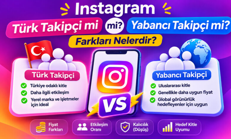instagram turk yabanci takipci