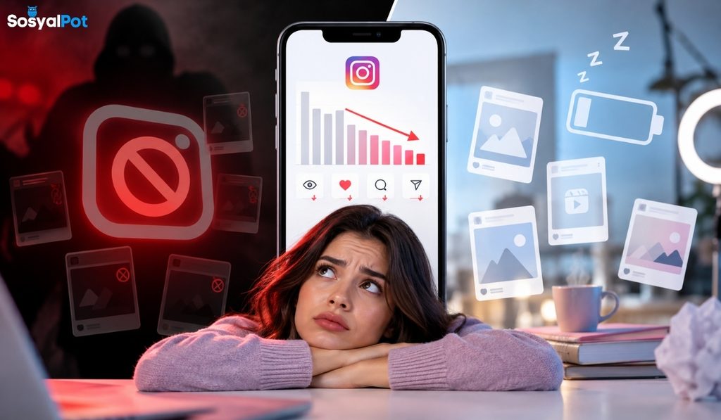 Instagram “Erişim Düştü” Sendromu: Shadowban mı, İçerik Yorgunluğu mu? 3 sosyalpot instagram blog
