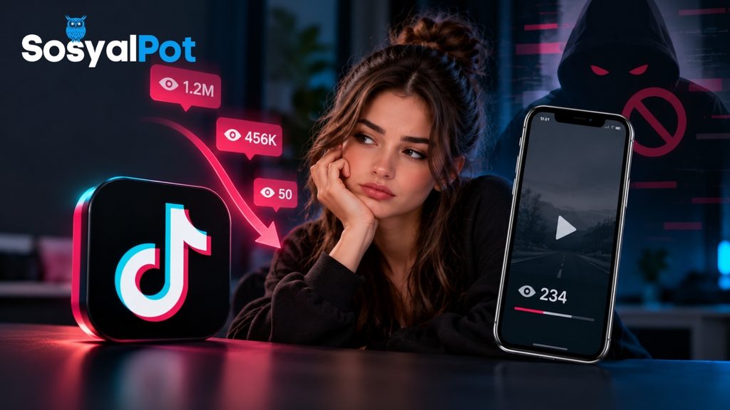 TikTok Videoları Neden 200–300 İzlenmede Takılı Kalıyor?
