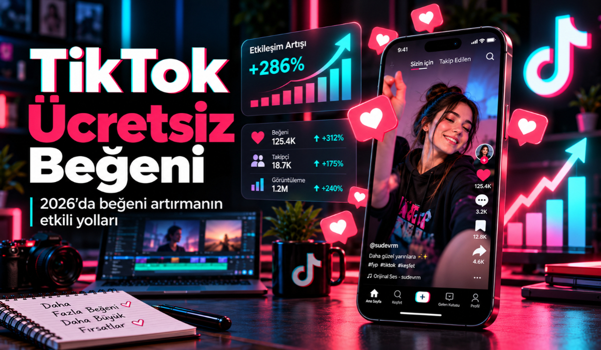 TikTok Ücretsiz Beğeni: 2026'da Beğeni Artırmanın 12 Etkili Yolu 7 tiktok ucretsiz begeni kapak