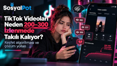 tiktok videolar neden 200 300 izlenmede kaliyor