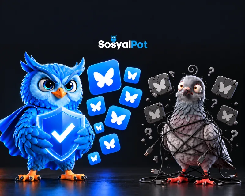 SosyalPot vs Diğer BlueSky Takipçi Satın Alma Siteleri