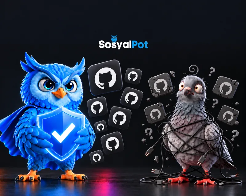 SosyalPot vs Diğer Github Takipçi Satın Alma Siteleri