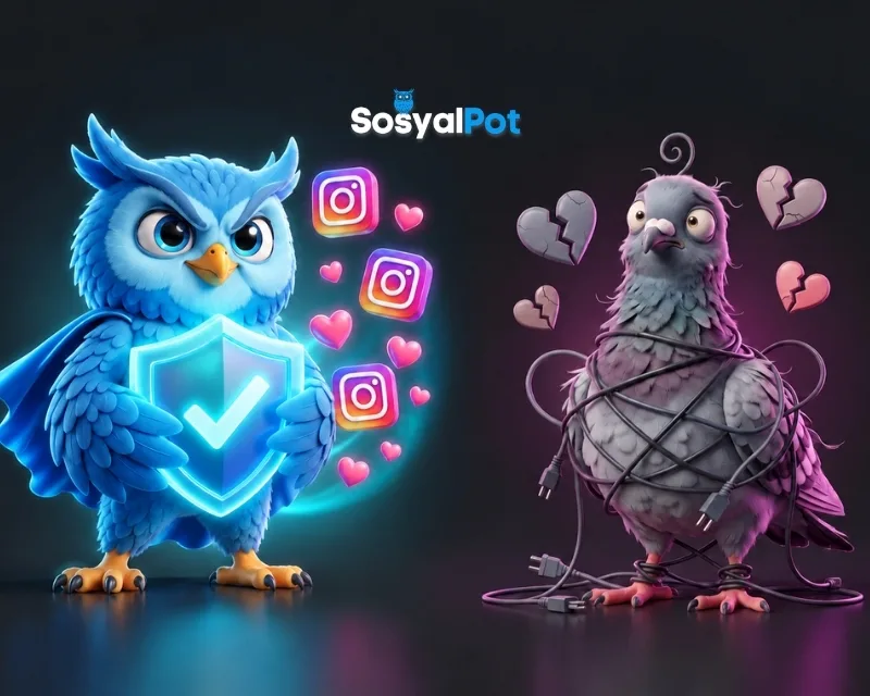 SosyalPot vs Diğer Instagram Ücretsiz Yorum Siteleri
