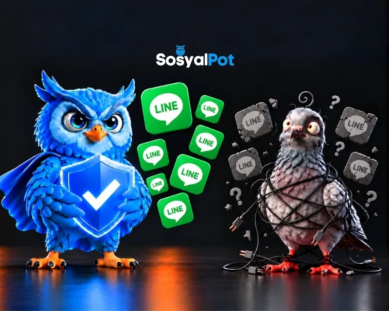 SosyalPot vs Diğer Line Takipçi Satın Alma Siteleri