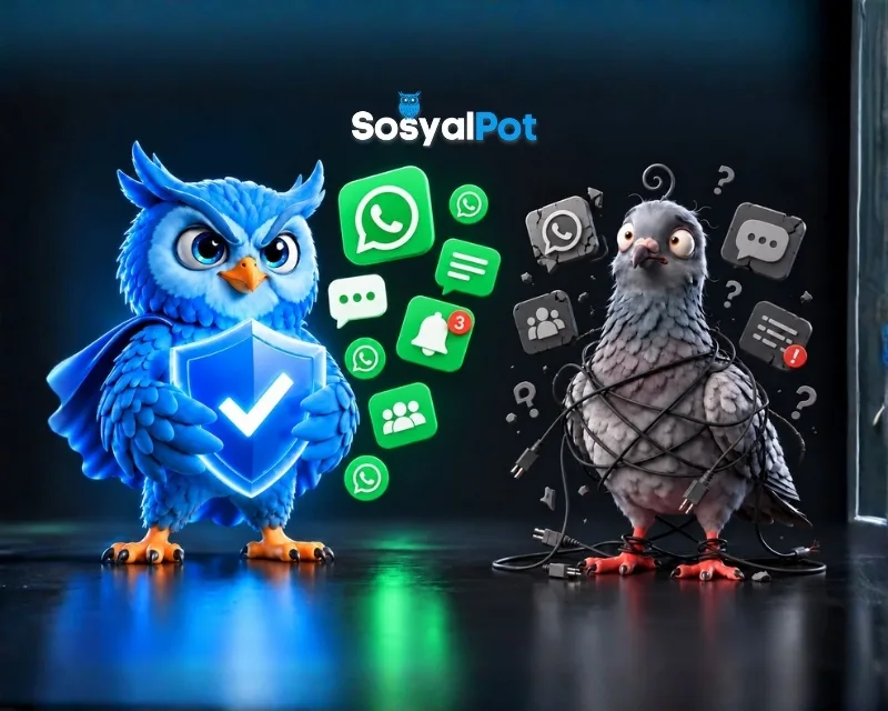 SosyalPot vs Diğer Whatsapp Kanal Üyesi Satın Alma Siteleri