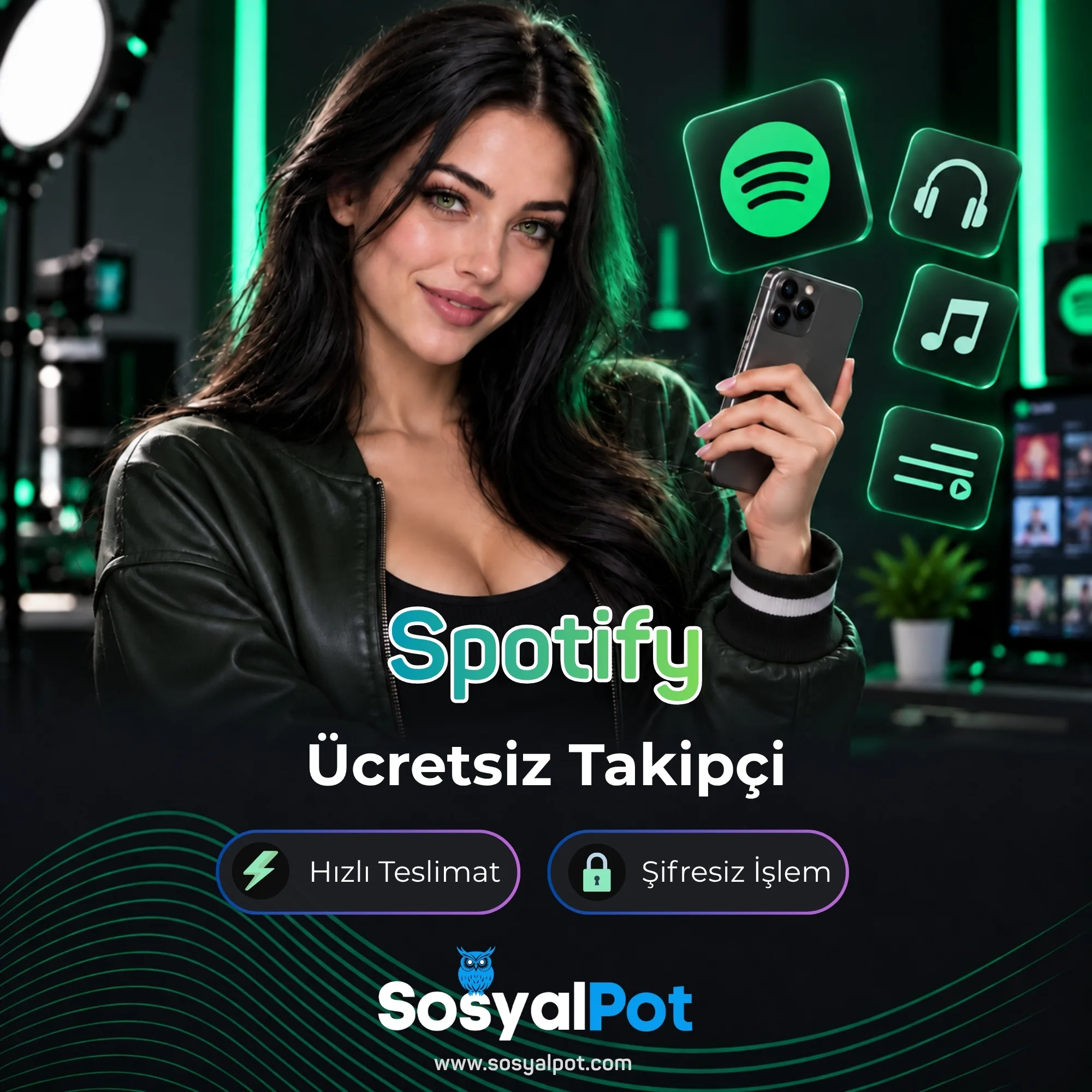 Spotify Ücretsiz Takipçi