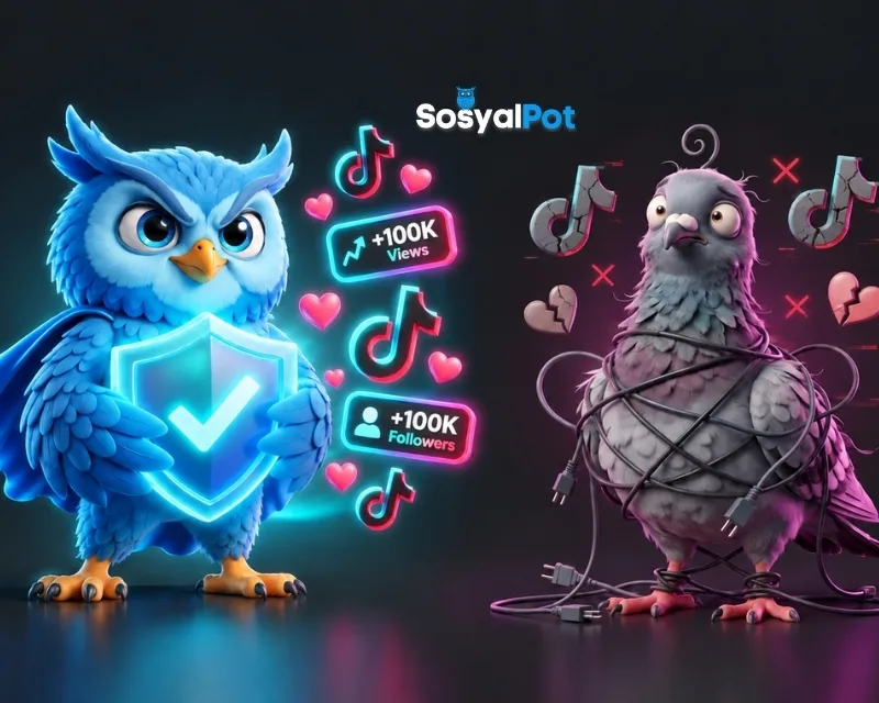 SosyalPot vs Diğer Tiktok Takipçi Satın Alma Siteleri