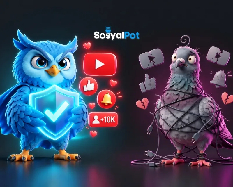 SosyalPot vs Diğer YouTube Ücretsiz İzlenme Siteleri